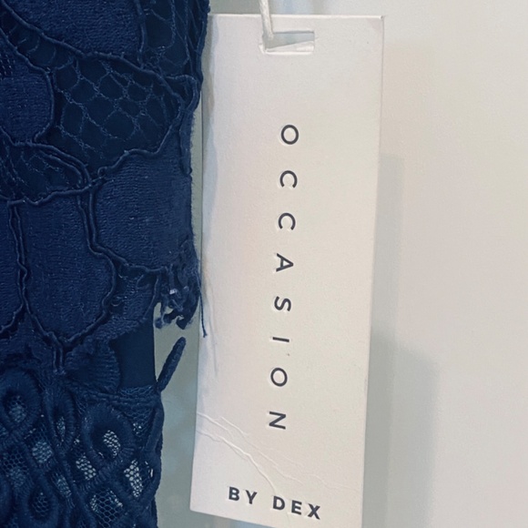 Occasion by Dex Blue Lace Dress - NWT - S - Picture 3 of 9